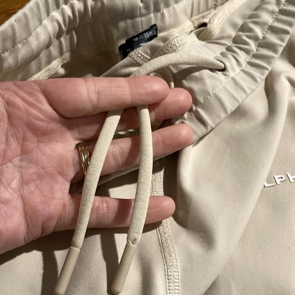 Alphalete Tan Joggers Learn More Dream More Be More - Picture 8 of 11